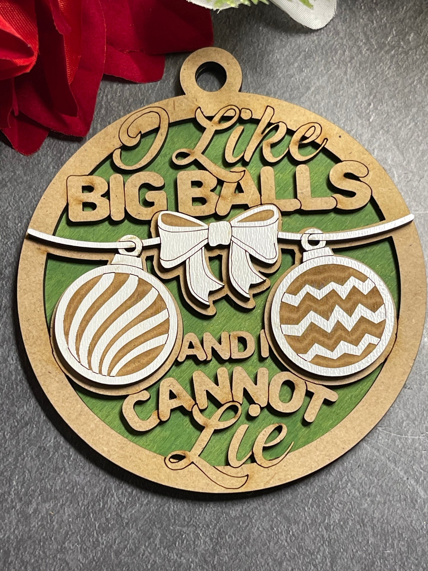 Naughty Christmas Tree Ornaments