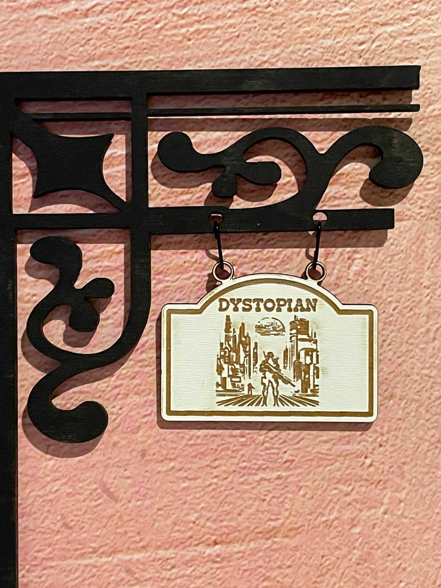 Bookshelf Dividers and Organizers with Genre Hanging Signs