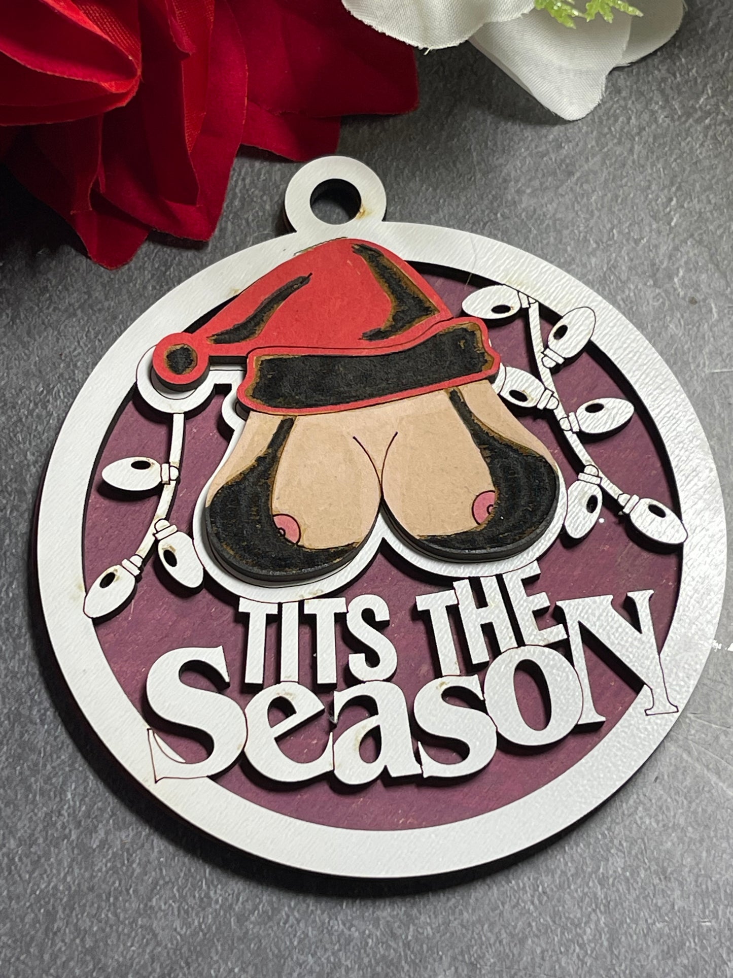 Naughty Christmas Tree Ornaments