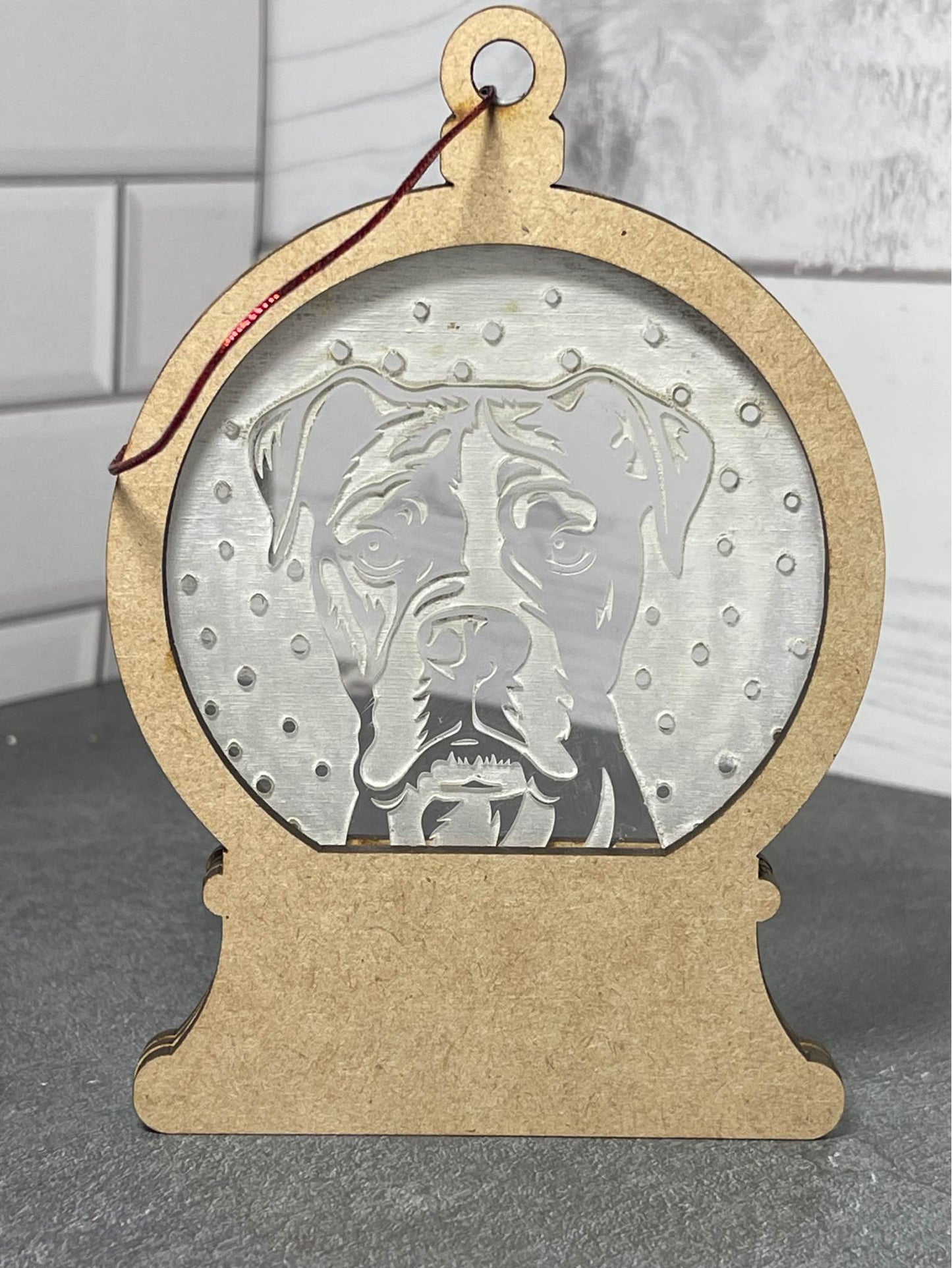 Dog Breed Snowglobe Ornaments - Personalized