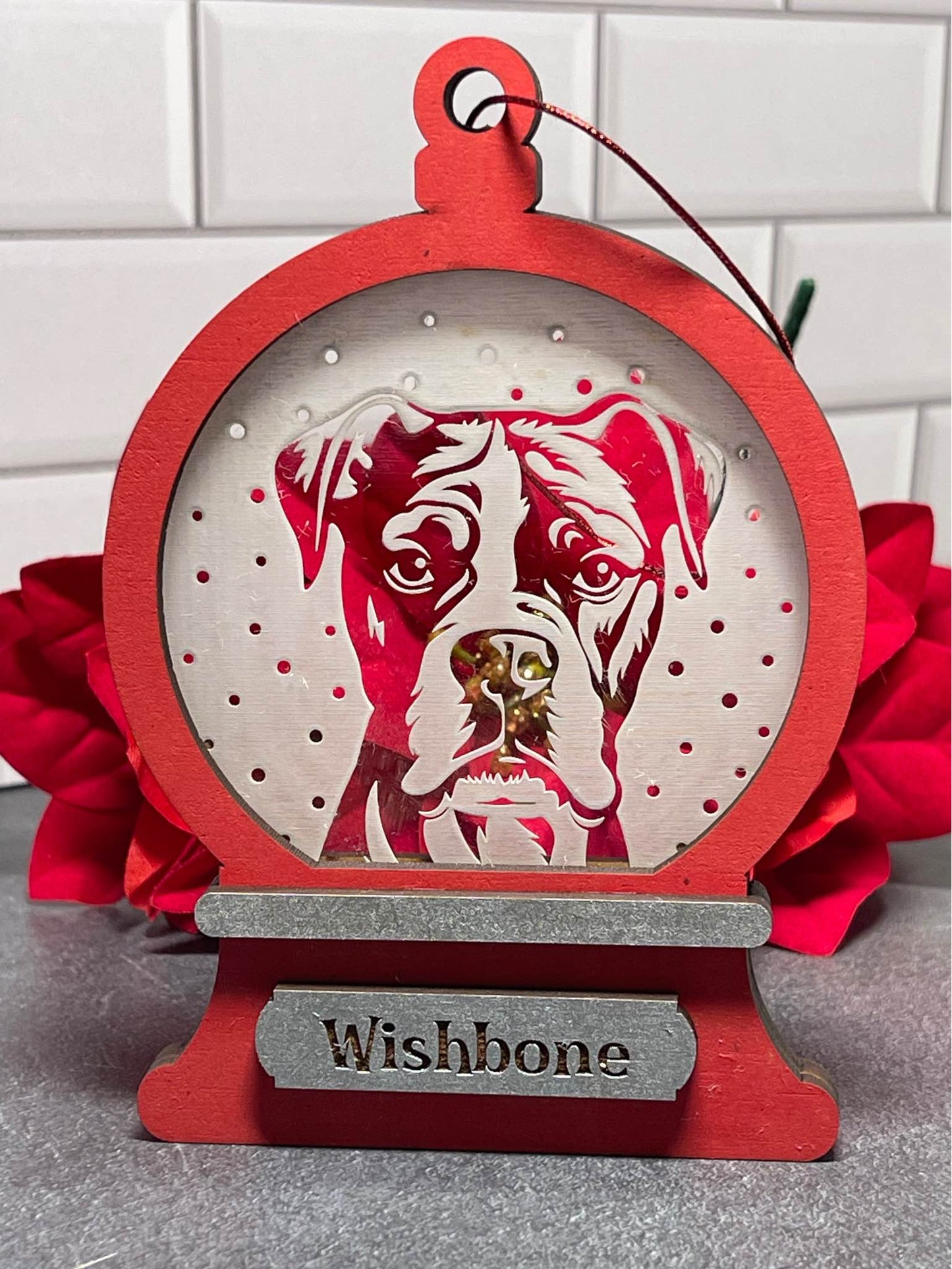 Dog Breed Snowglobe Ornaments - Personalized