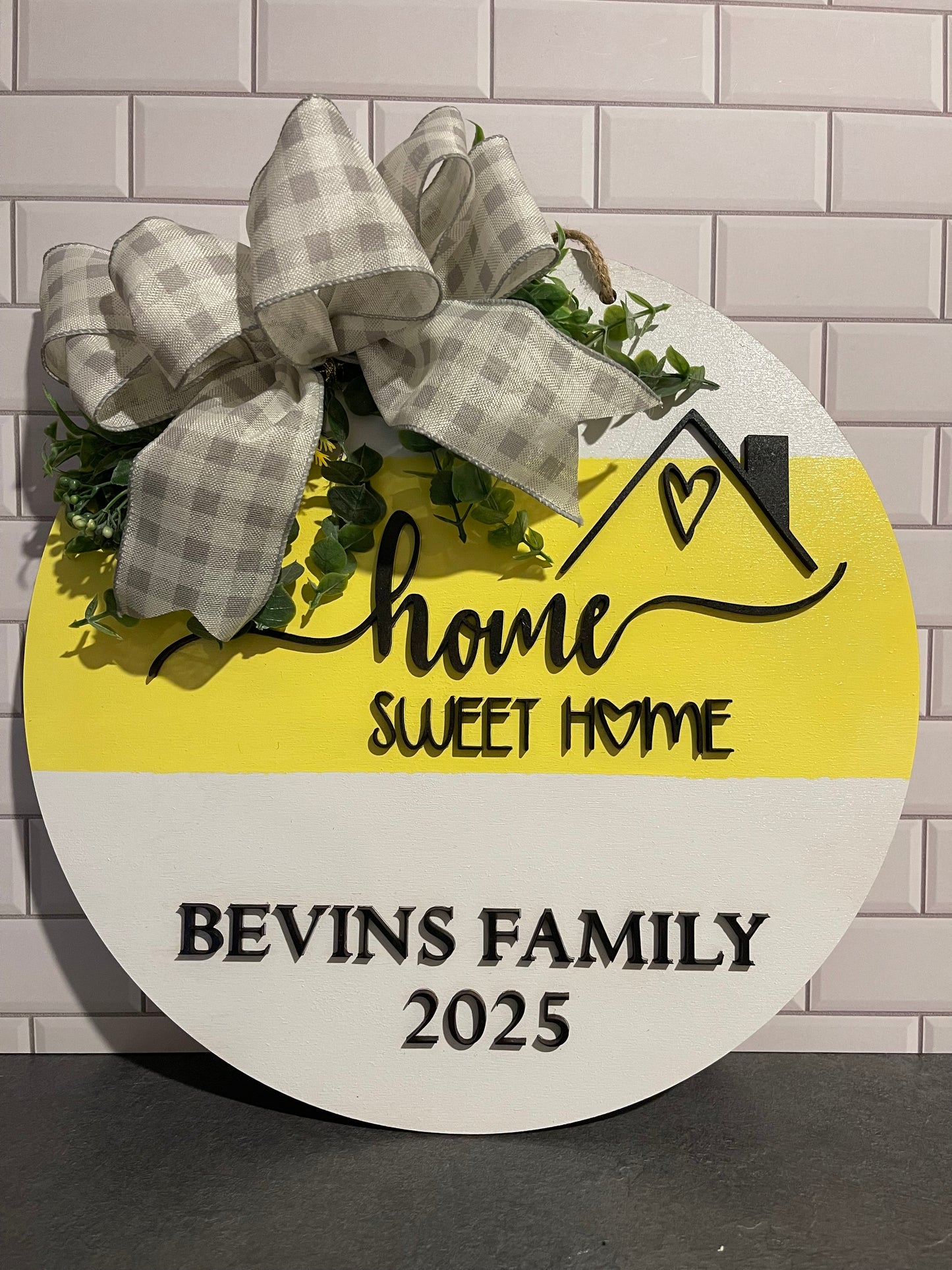 New Home Door Sign - Perfect for a Closing Gift