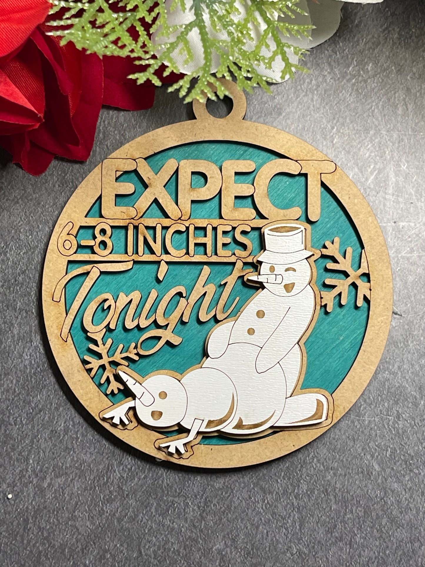 Naughty Christmas Tree Ornaments