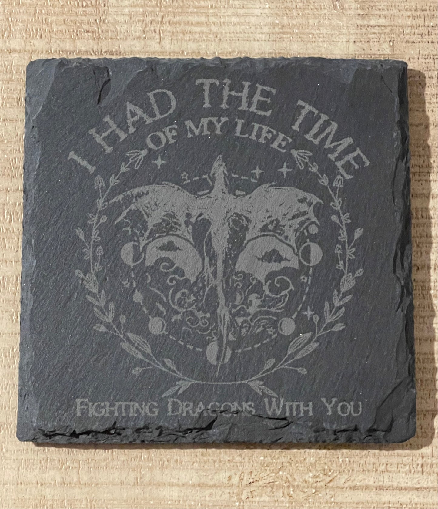 Slate Coasters (4 pack) - Fourth Wing