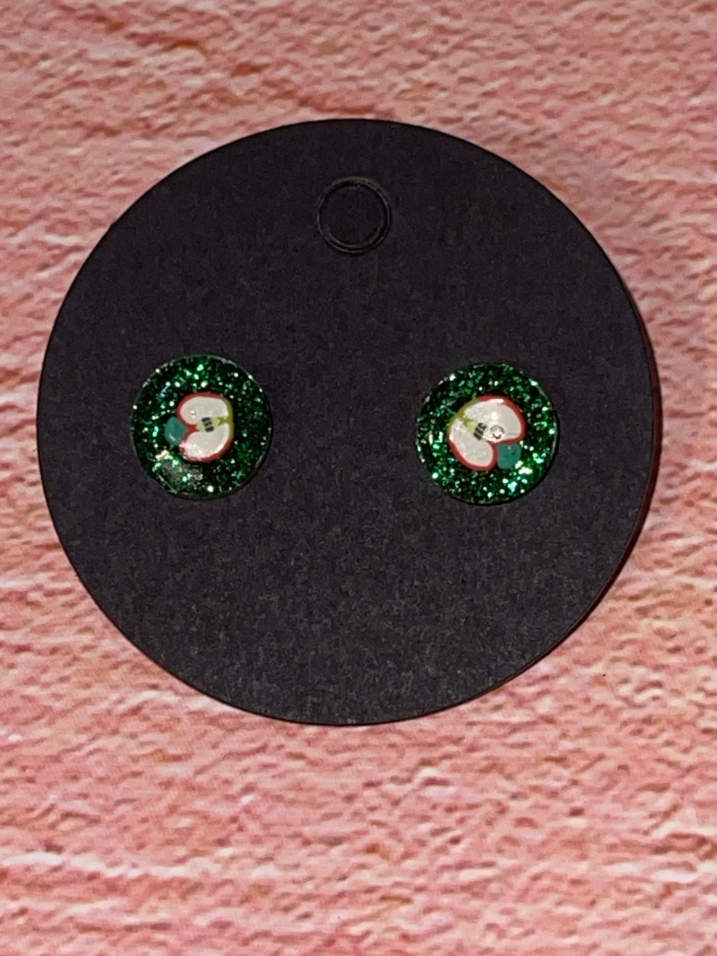 Fun Stud Earrings - Sparkling Acrylic with Food Shapes