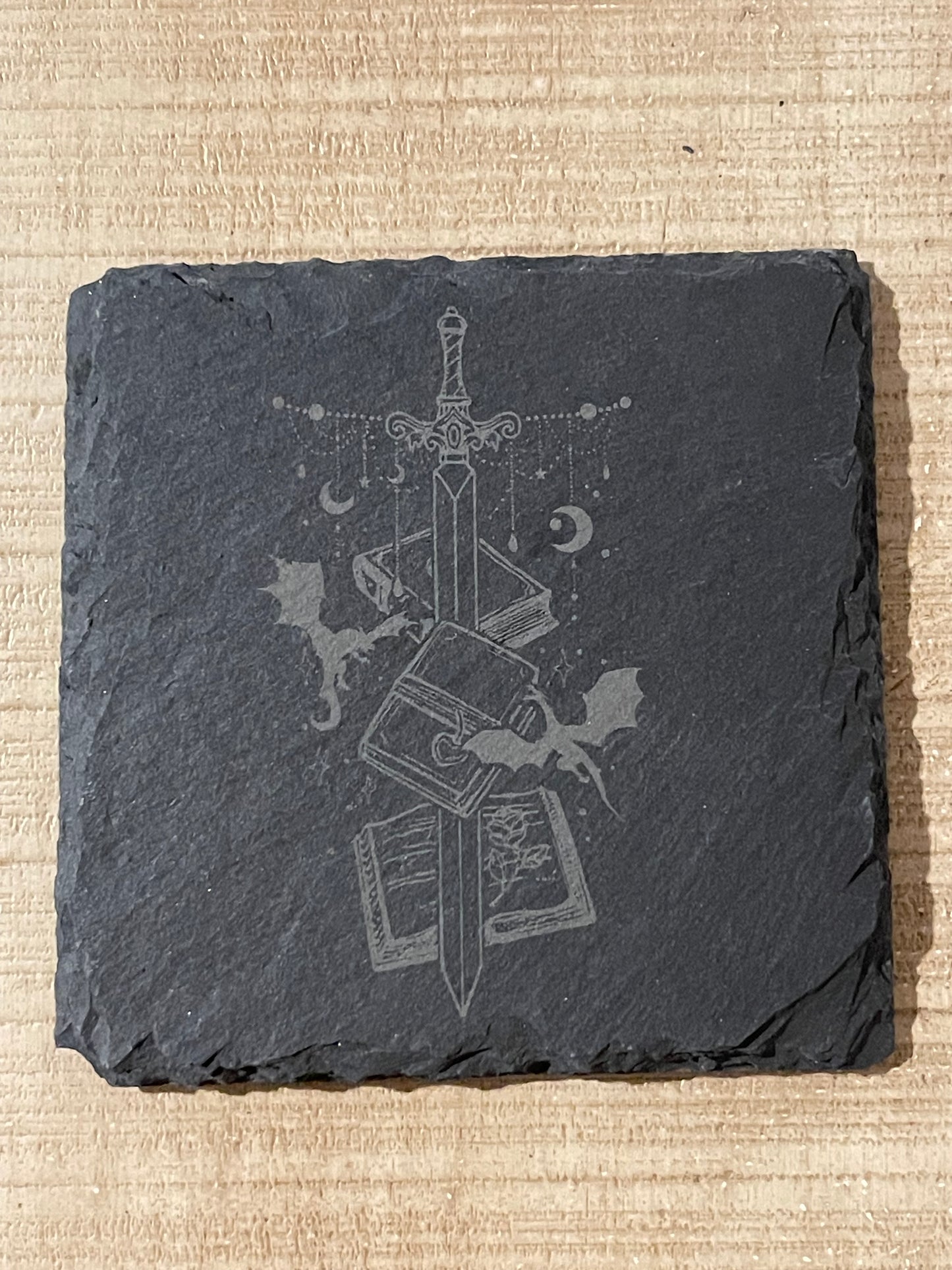 Slate Coasters (4 pack) - Fourth Wing