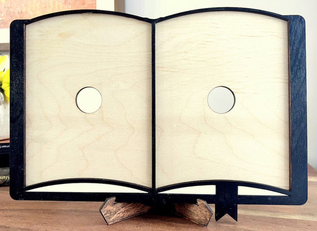 Open Bible Sign with Interchangeable Verses