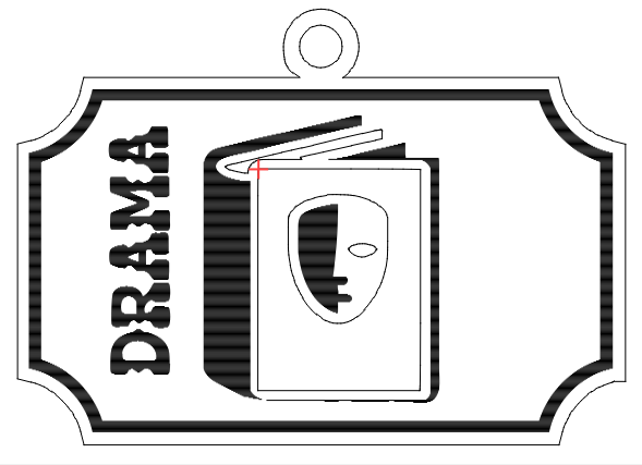 Keychains with Book Themes