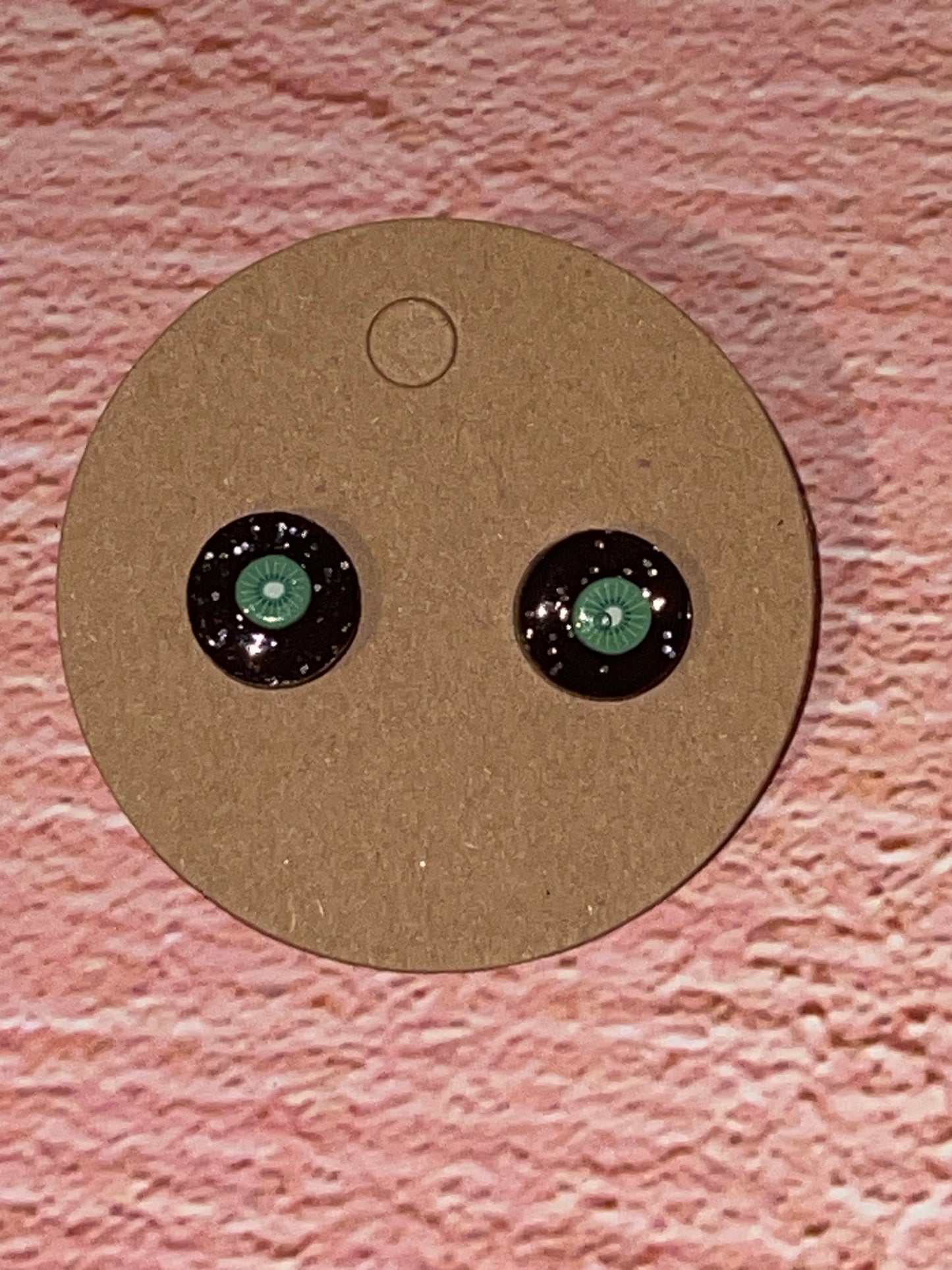 Fun Stud Earrings - Sparkling Acrylic with Food Shapes