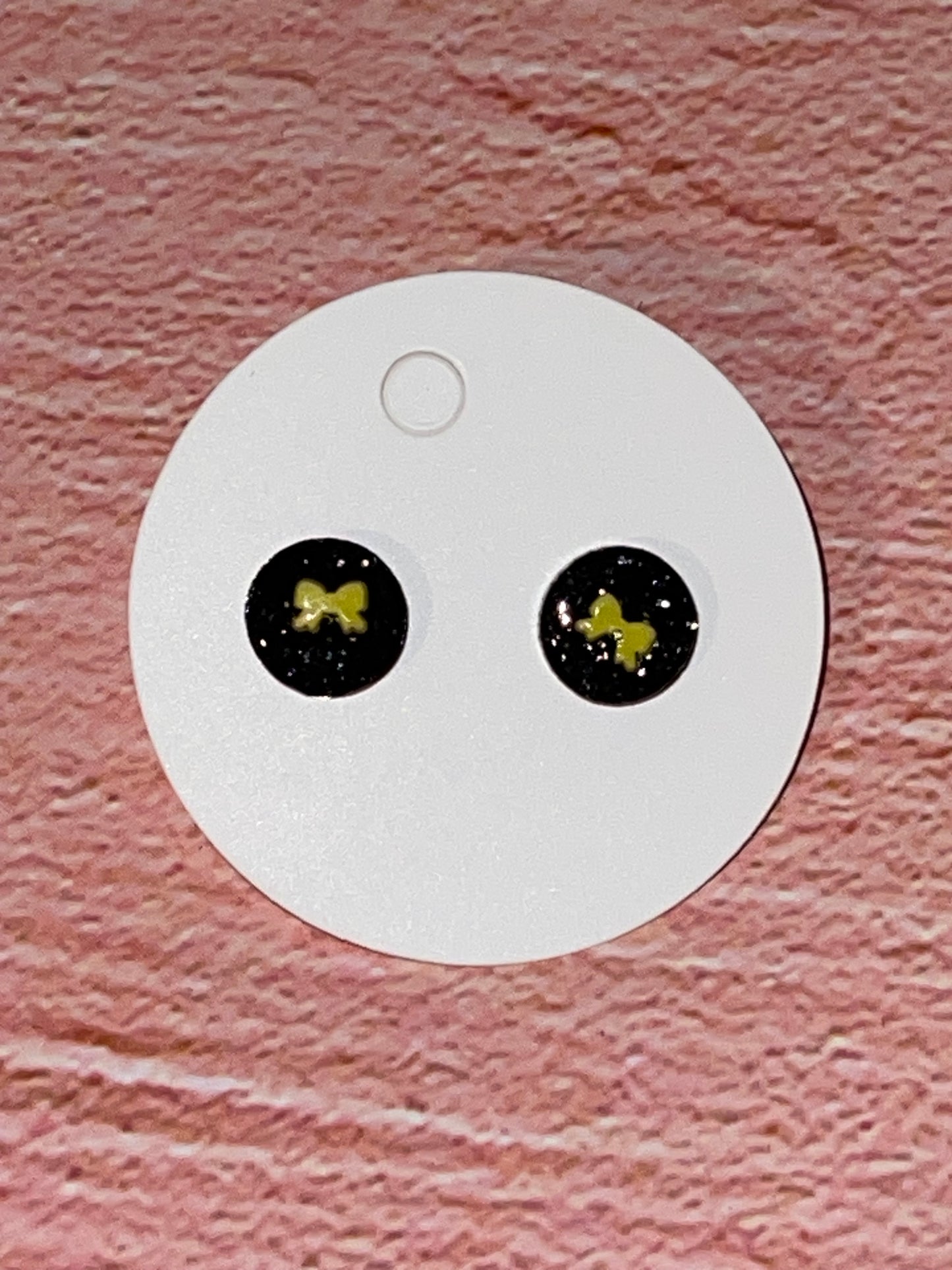 Fun Stud Earrings - Sparkling Acrylic with Nature Shapes