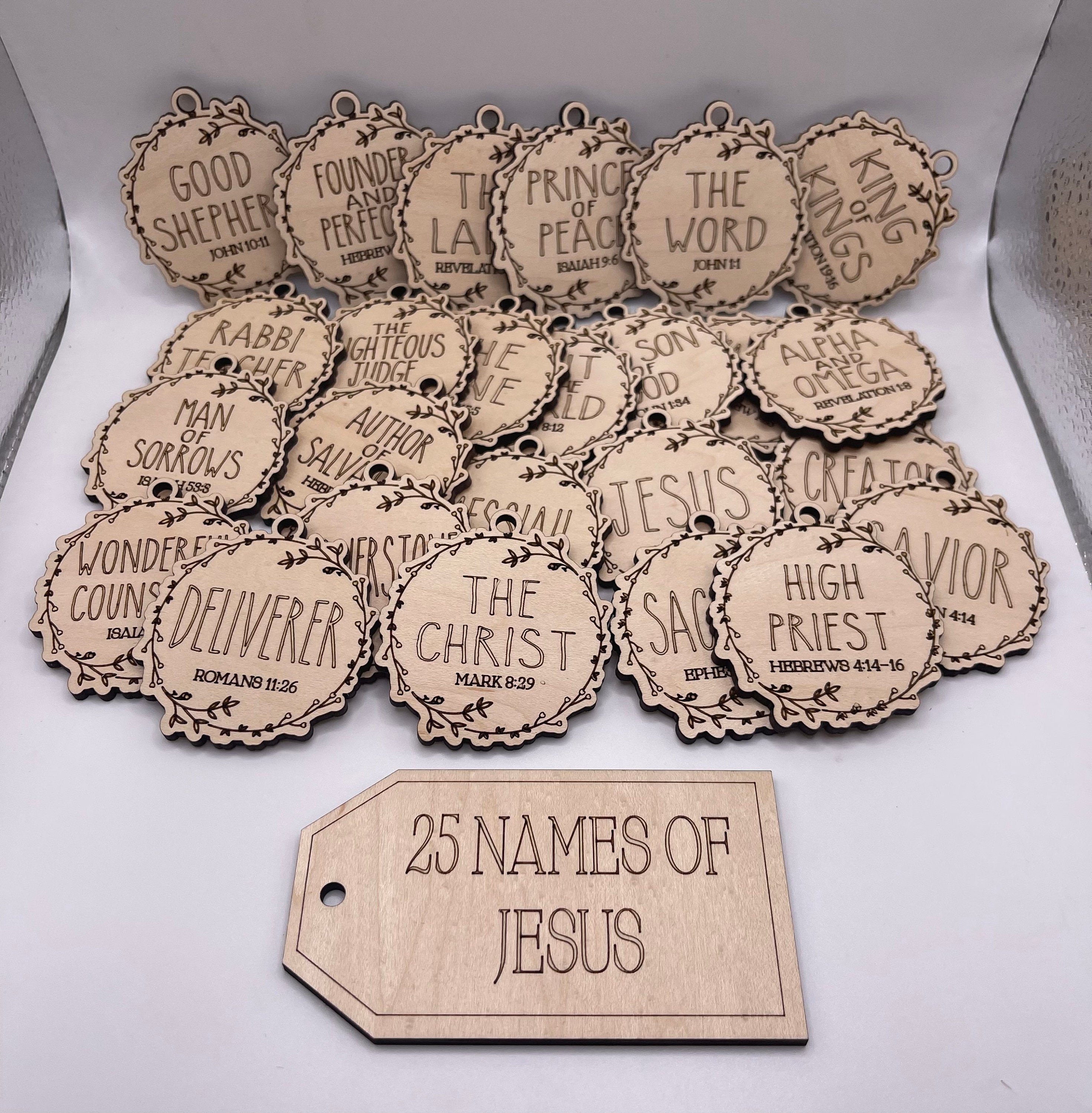 25 Names Of Jesus Ornaments Laser Cut Son Of God Optional Storage B 25-names-of-jesus-ornaments-laser-cut-son-of-god-optional-storage-b
