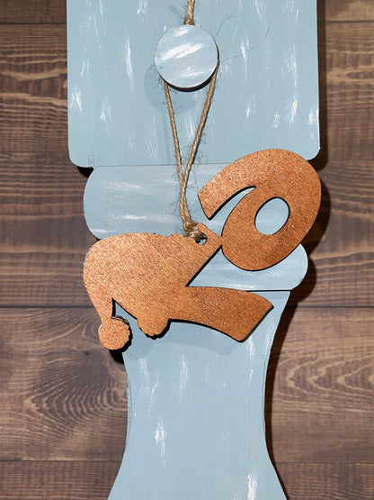 6 7 Christmas Ornament