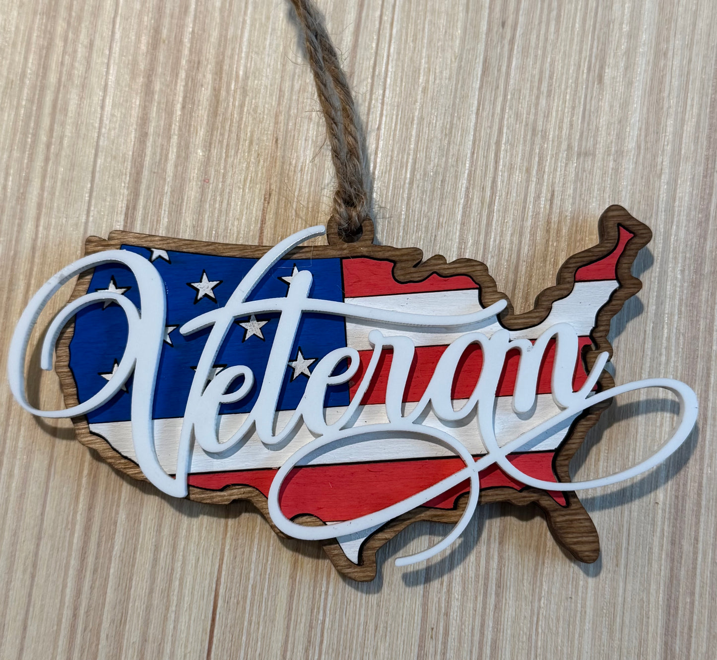 Patriotic USA Ornaments