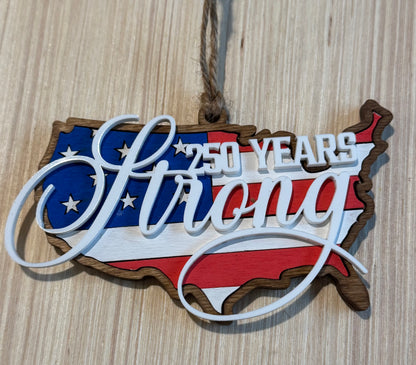 Patriotic USA Ornaments