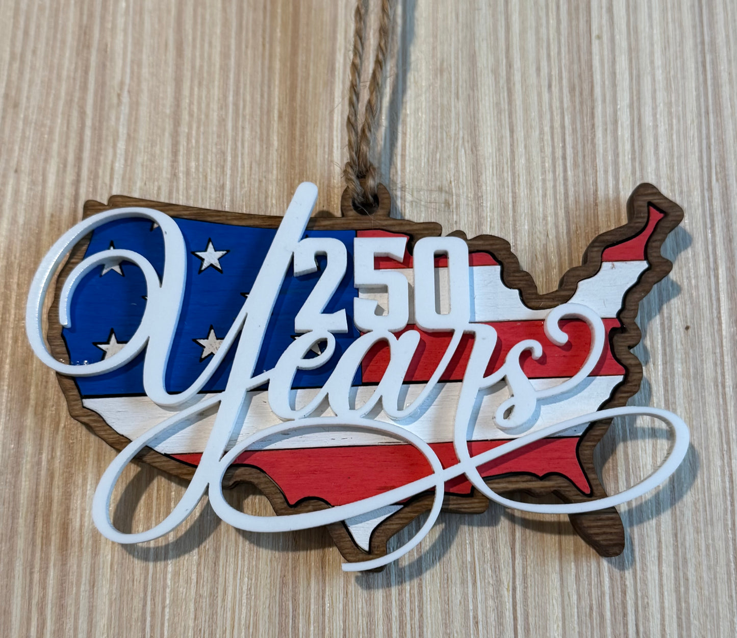 Patriotic USA Ornaments