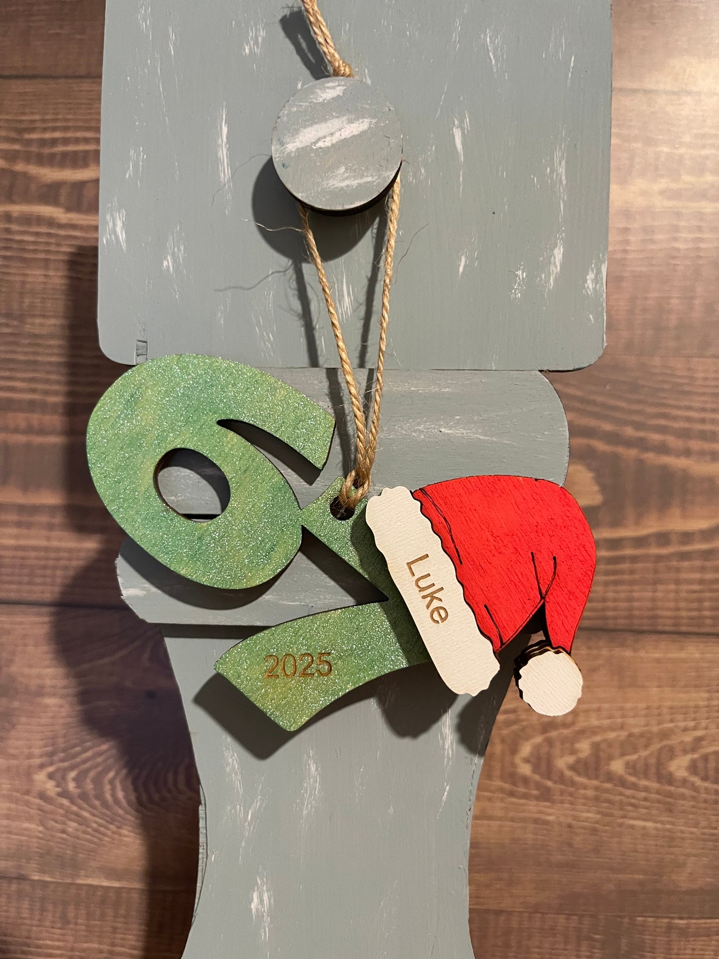 6 7 Christmas Ornament