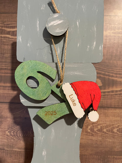 6 7 Christmas Ornament