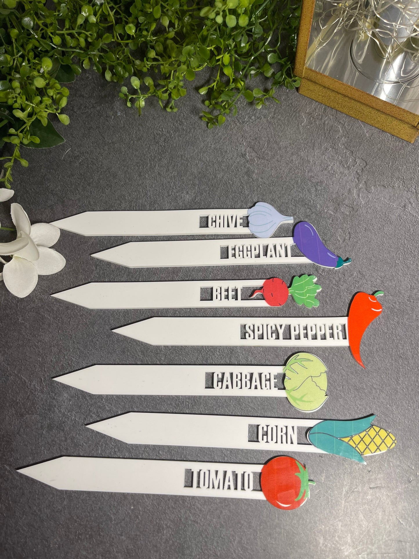 Garden Stakes/Markers, Wood or Acrylic, Planting