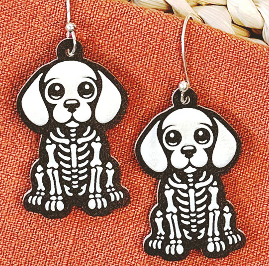 Skeleton earrings