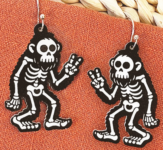 Skeleton earrings