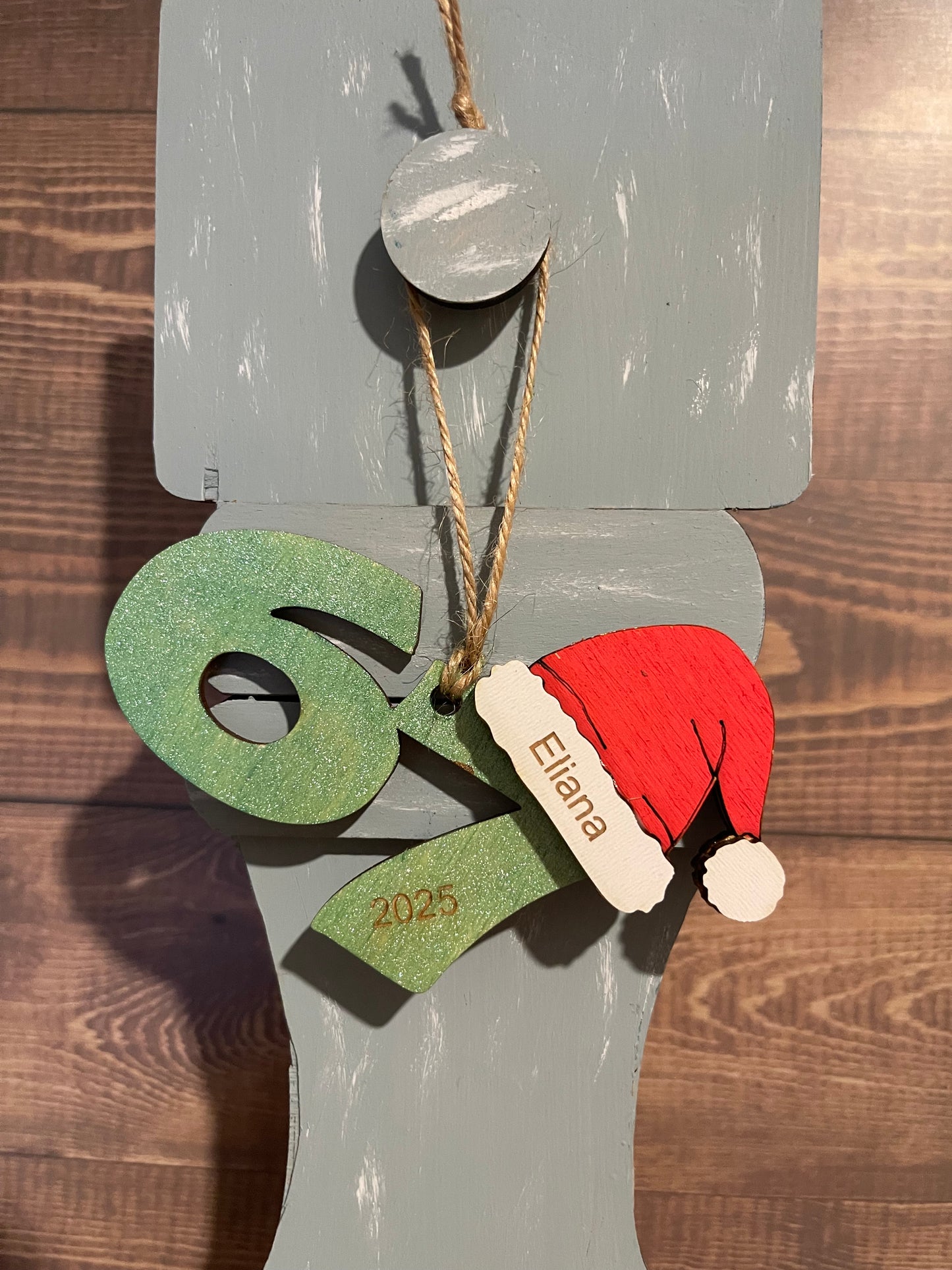 6 7 Christmas Ornament