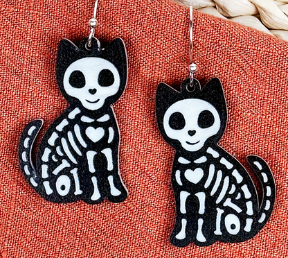 Skeleton earrings