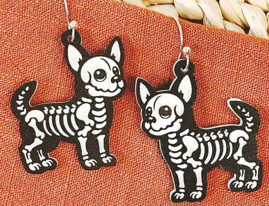 Skeleton earrings