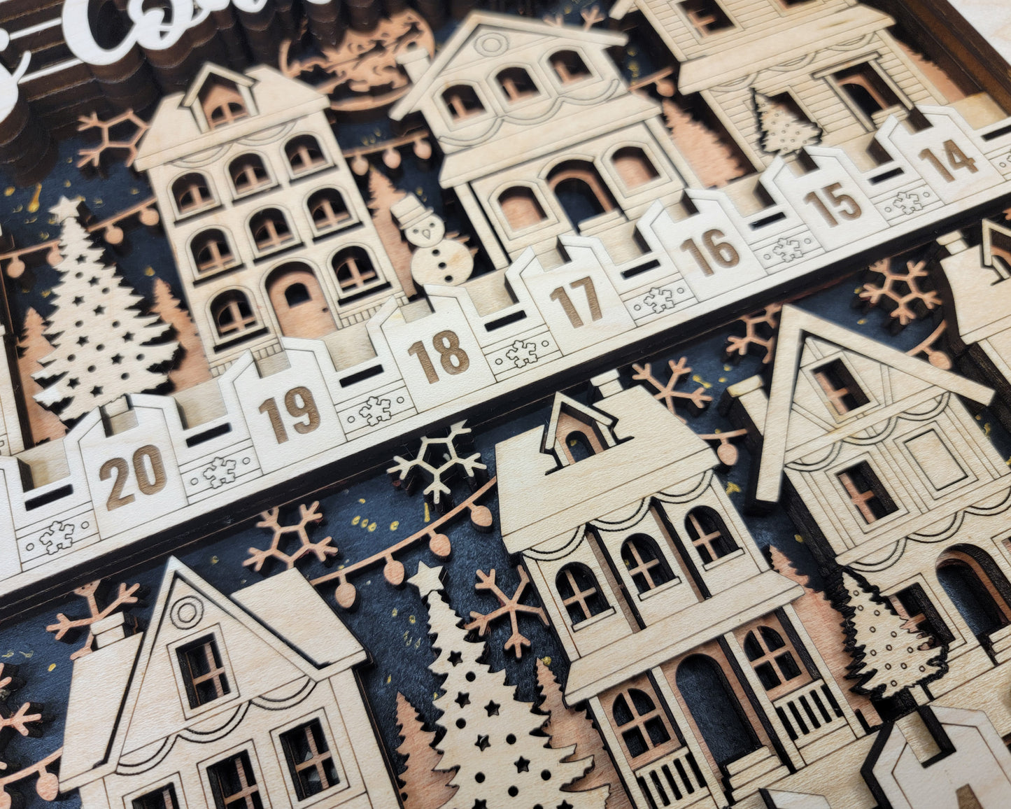Christmas Village Countdown - Personalized!