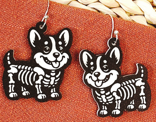 Skeleton earrings