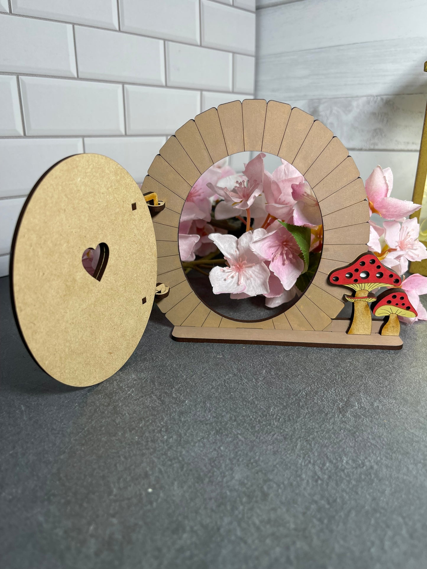 Fairy Doorway (Hand Pianted) with a Functional Door