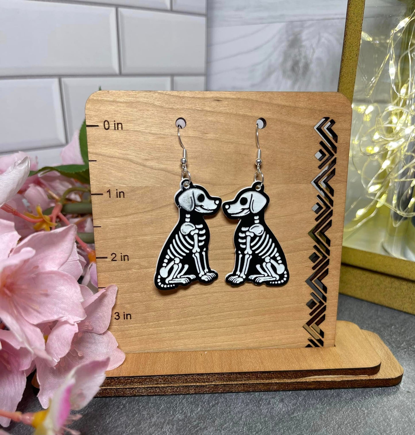 Skeleton earrings