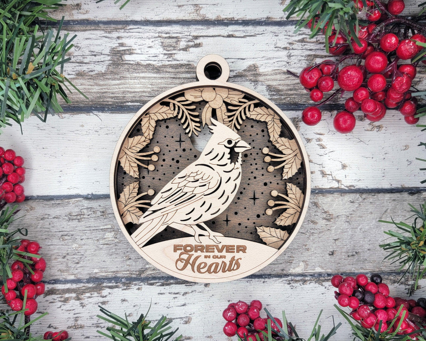 3D Christmas Scenes Ornaments