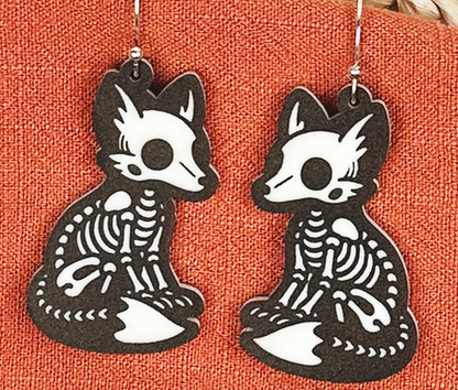 Skeleton earrings