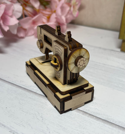 Miniature Modern Detailed Sewing Machine