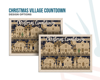 Christmas Village Countdown - Personalized!