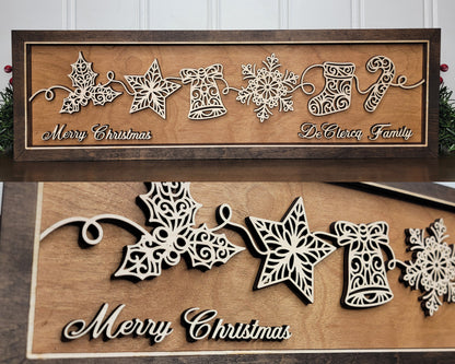 Holiday Line Art Signage