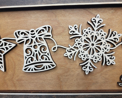 Holiday Line Art Signage