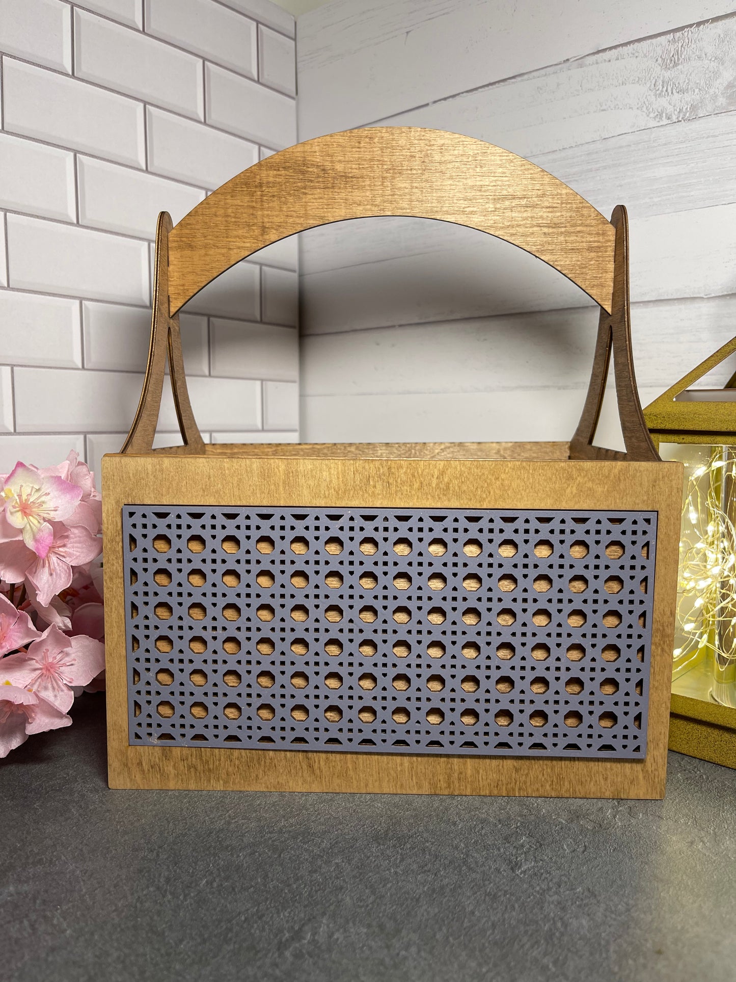 Interchangeable Basket - Rattan Panels