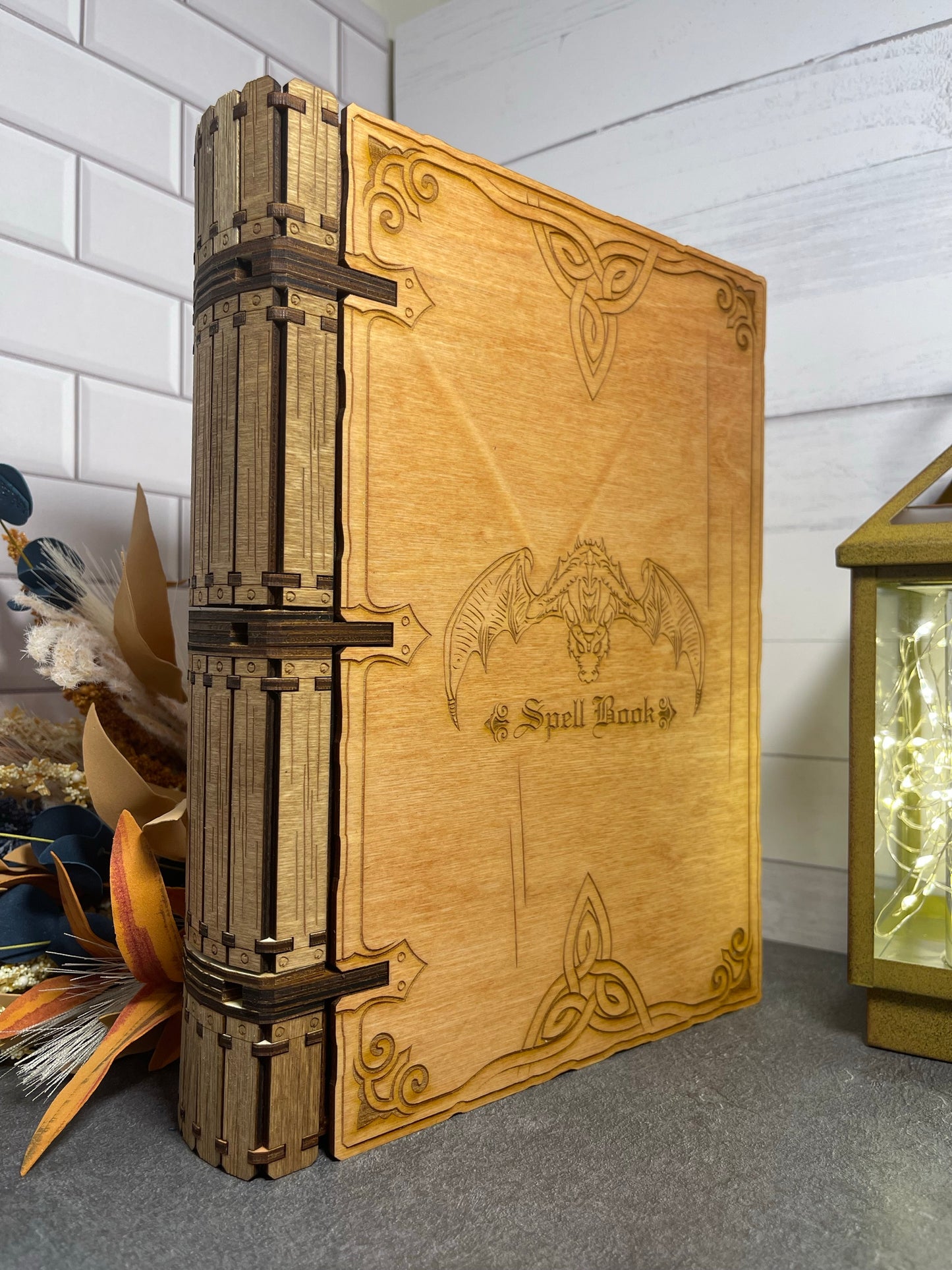 Book Box, Large Spell Book, Laser Cut