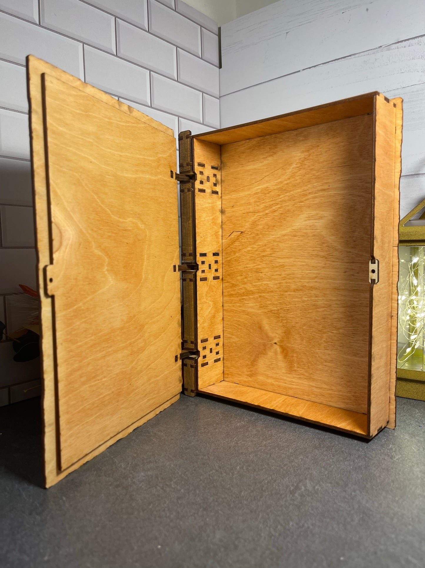 Book Box, Large Spell Book, Laser Cut