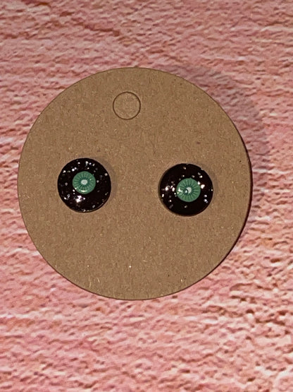 Fun Stud Earrings - Sparkling Acrylic with Food Shapes