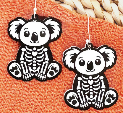 Skeleton earrings