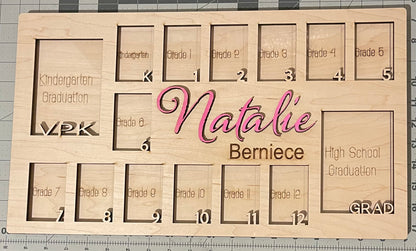 Childhood School Picture Frame - Personalized