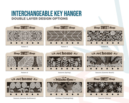Interchangeable Key Hangers - Double Layer Insert