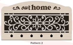 Interchangeable Key Hangers - Single Layer Insert