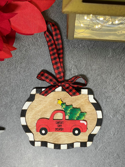 Whimsical 2-Layer Ornament / Gift Tag