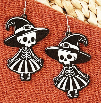 Skeleton earrings