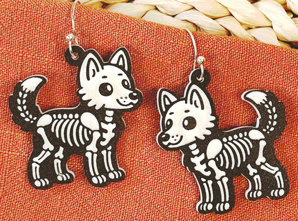 Skeleton earrings