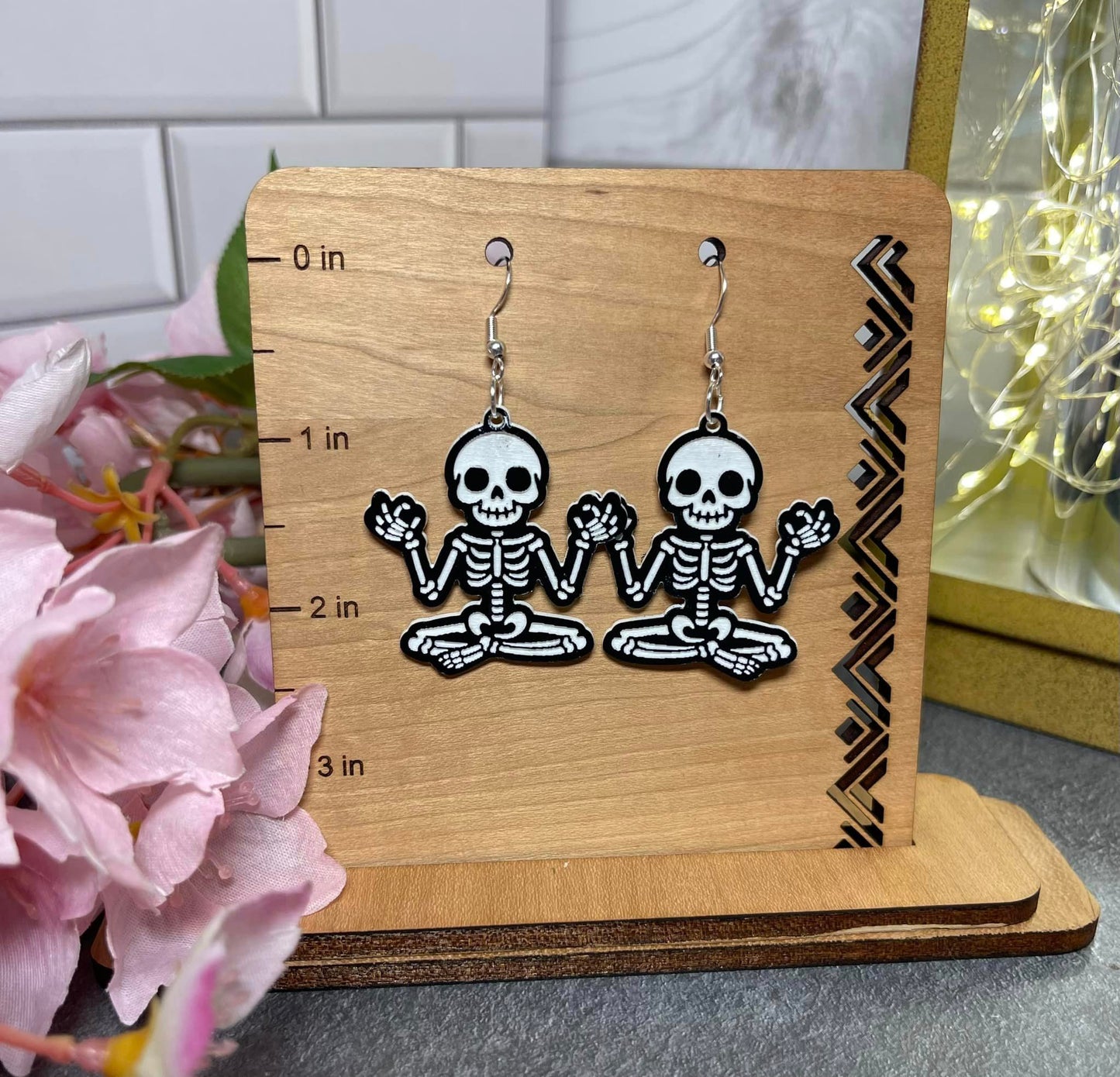 Skeleton earrings