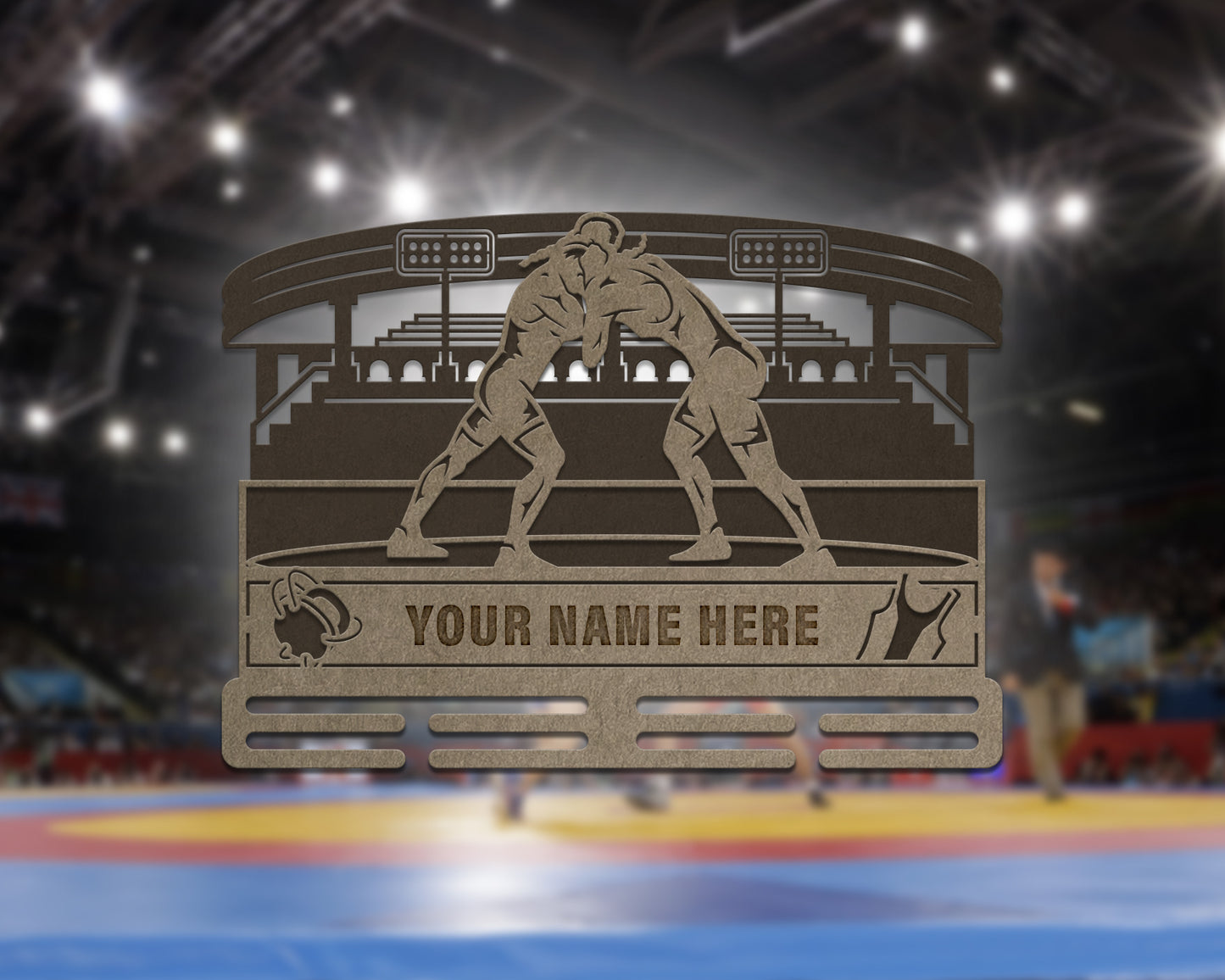 Wrestling Medal Holders - Personalized!